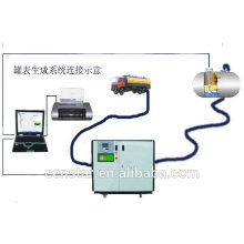 calibration system for oil tank/automotive calibration